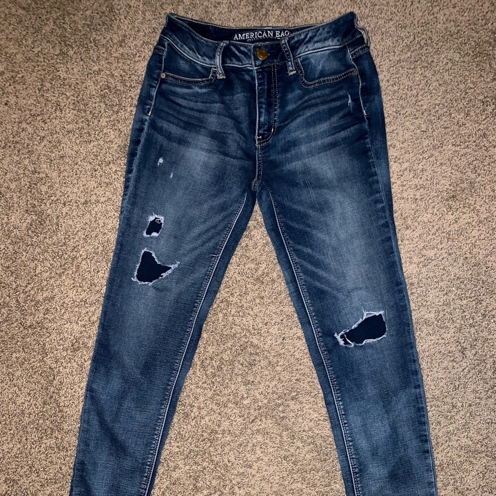 Cute, American eagle - washed look jegging 👖